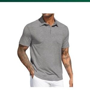 Men's Gray Polo Shirt